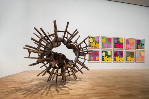 Andy Warhol _ Ai Weiwei, exhibition view, photo courtesy of the National Gallery of Victoria